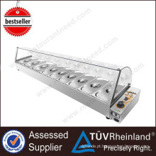High Resistant To Corrosion And Rust Kitchen Equipment 9-Pan Commercial Bain Marie Food Warmer